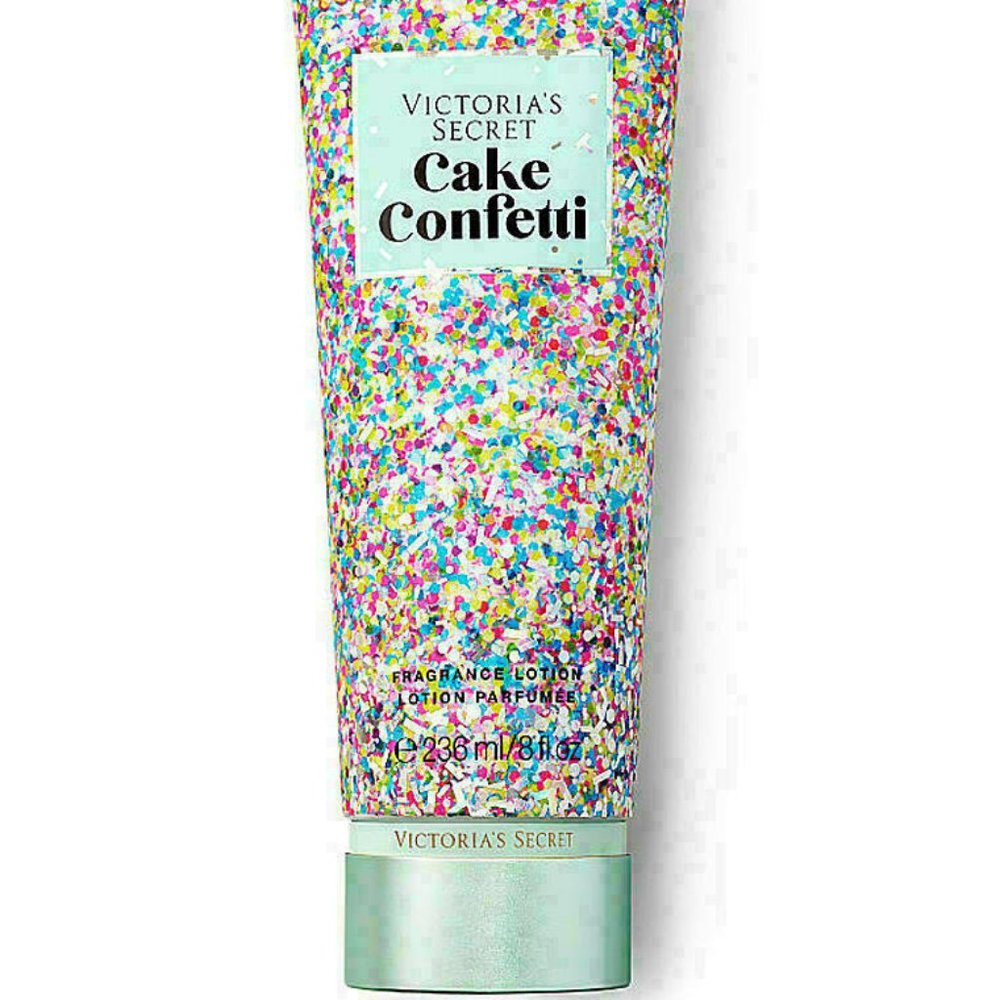 Victoria's Secret Cake confetti fragrance lotion